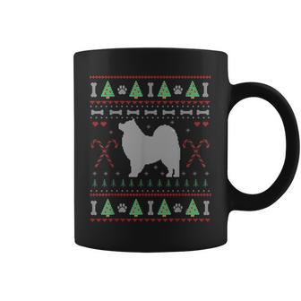 Samoyed Ugly Sweater Christmas Dog Lover Coffee Mug - Seseable