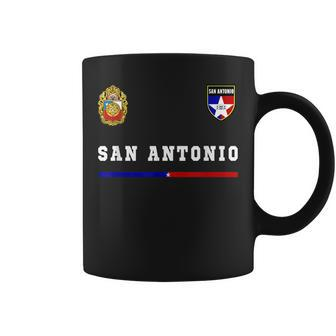 San Antonio SportsSoccer Jersey National Pride Gift Coffee Mug | Mazezy