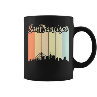 San Francisco - City Pride - Colorful Retro Skyline Coffee Mug | Mazezy