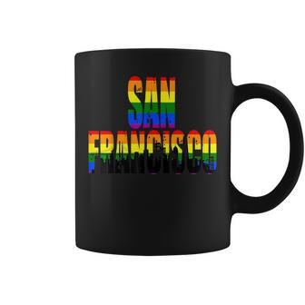 San Francisco Lgbtq Pride Rainbow Support Coffee Mug | Mazezy
