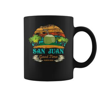 San Juan Puerto Rico Souvenir Vintage T Coffee Mug | Mazezy