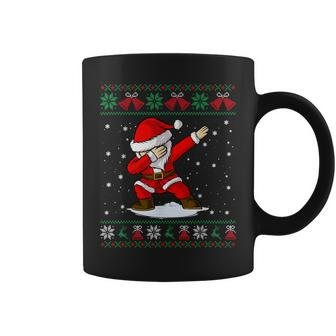 Santa Dabbing Ugly Christmas Sweater Xmas Coffee Mug - Monsterry DE