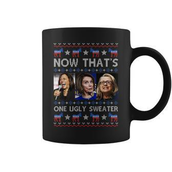 Santa Joe Biden Now That’S One Christmas Ugly Sweater Coffee Mug - Monsterry