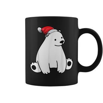 Santa Polar Bear Christmas Pajama Xmas Coffee Mug - Thegiftio UK