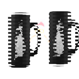 Santa Snowman Golf Ball Christmas Golfer Coffee Mug | Mazezy
