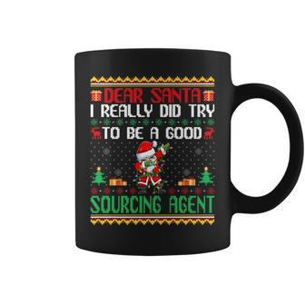 Santa Try To Be A Good Sourcing Manager Christmas Coffee Mug | Mazezy
