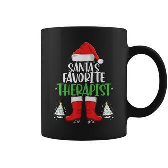 Santa's Favorite Therapist Family Matching Christmas Party Coffee Mug - Monsterry UK