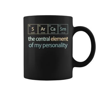 Sarcasm Central Element My Personality Periodic Table Joke Coffee Mug | Mazezy