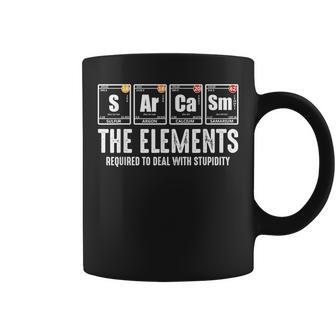 Sarcasm Periodic Table Elements Science Sarcasm Humor Geek Coffee Mug | Mazezy