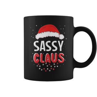 Sassy Santa Claus Christmas Matching Costume Coffee Mug - Seseable