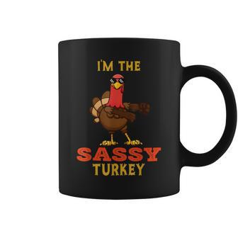 Sassy Turkey Matching Family Group Thanksgiving Coffee Mug | Mazezy