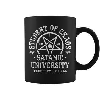 Satanism Occult Atheist Gothic Horror Satanic University Horror Coffee Mug | Mazezy