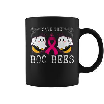 Save The Boobees Boo Bees Breast Cancer Halloween Coffee Mug - Seseable
