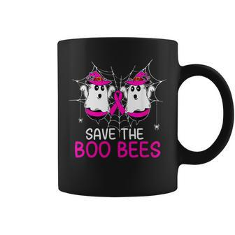 Save The Boobees Boo Bees Ribbon Breast Cancer Halloween Coffee Mug | Mazezy
