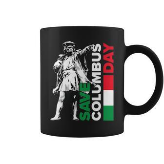 Save Columbus Day - Italian Pride Coffee Mug | Mazezy