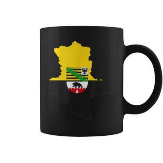 Saxony-Anhalt Flag German Region Coffee Mug | Mazezy