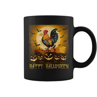 Scary Chicken Happy Halloween Pumpkins Chicken Lover Coffee Mug | Mazezy