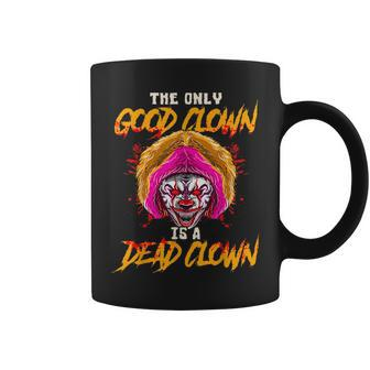 Scary Clown Halloween Horror Gift Evil Gag Gift Coffee Mug | Mazezy