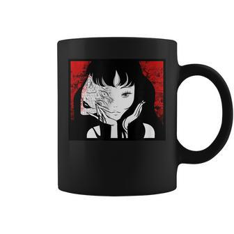 Scary Girl Anime Style Horror Mangaka Coffee Mug | Mazezy CA