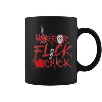 Scary Horror Movie Knife Hockey Mask Horror Flick Chick Scary Coffee Mug | Mazezy