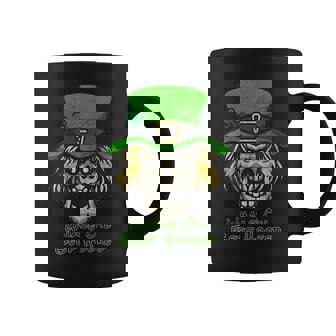 Scary Leprechaun Skull Halloween Party Costume Funny Quote Coffee Mug | Mazezy