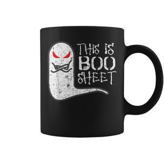 Scary This Is Boo Sheet Halloween Costume Ironic Joke Gift Coffee Mug | Mazezy