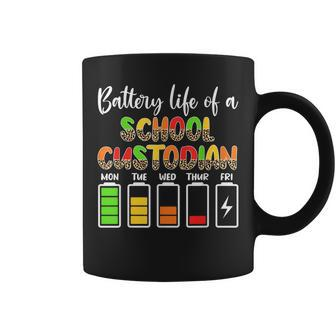 School Custodian Battery Life School Janitor Coffee Mug - Monsterry UK
