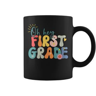 Back To School Hello First Grade Teacher Hello 1St Grade Coffee Mug | Mazezy