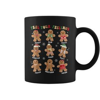 School Psychologist Christmas All Feelings Are Okay Coffee Mug - Monsterry
