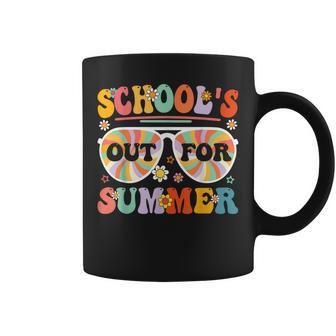 Schools Out For Summer Retro Last Day Of School Teacher Coffee Mug