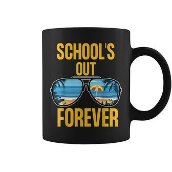 Schools Out Forever Retired Teacher Last Day Of School Coffee Mug | Mazezy