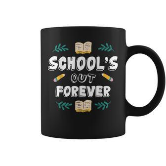 Schools Out Forever Retirement 2023 Retired Teacher Party Coffee Mug - Thegiftio UK