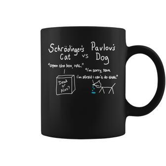 Schrodinger's Cat And Pavlov's Dog Science Geek Quote Coffee Mug | Mazezy