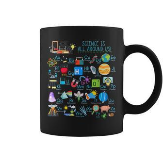 Science Is All Around Us Alphabet Abcs Physical Science Coffee Mug - Monsterry UK