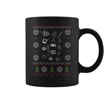 Science Chemistry Ugly Sweater Christmas Coffee Mug | Mazezy