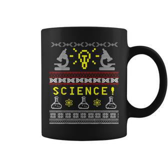 Science Nerd Ugly Christmas Sweater Coffee Mug | Mazezy