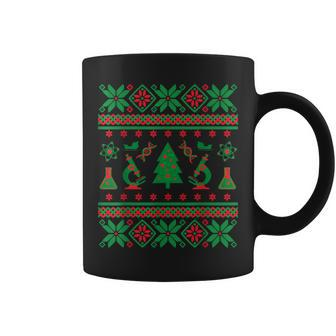 Science Ugly Christmas Sweater Dna Chemistry Biology Pcr Coffee Mug | Mazezy AU