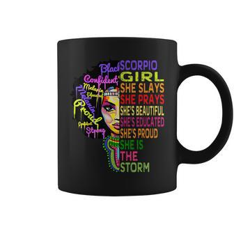Scorpio Birthday For Birthday Girl Coffee Mug | Mazezy