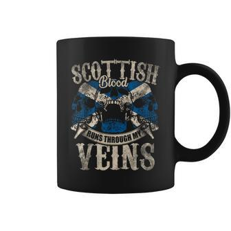 Scottish Blood Runs Through My Veins Coffee Mug | Mazezy