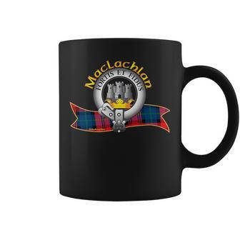 Scottish Maclachlan Clan Crest Issuant From A Crest Coronet Coffee Mug | Mazezy