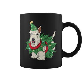 Scottish Terrier Christmas Dog Santa Xmas Coffee Mug - Seseable