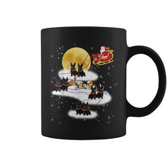 Scottish Terrier Reindeer Christmas 2019 Dog Coffee Mug | Mazezy