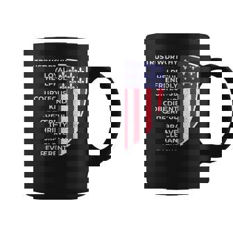 Scout Life Scouting Flag Lovers Hiking Happy Camper Camp Coffee Mug - Seseable