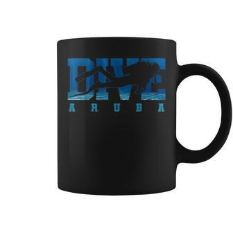 Scuba Diving Aruba Caribbean Islands Souvenir Diver Coffee Mug | Mazezy