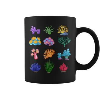 Sea Coral Swimmer Florist Scuba Diving Coffee Mug | Mazezy