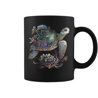 Sea Turtle Beach Lover Ocean Animal Graphic Novelty Coffee Mug - Seseable