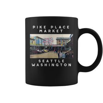 Seattle Pike Place Market Image Coffee Mug | Mazezy CA