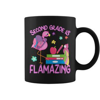 Second Grade Is Flamazing Flamingo Amazing 2Nd Grader Gift Coffee Mug | Mazezy