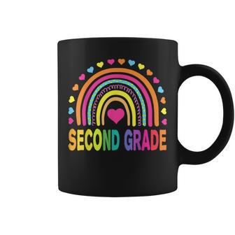 Second Grade Rainbow Girls Boys Teacher Team 2Nd Grade Squad Coffee Mug - Seseable