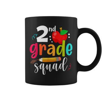 Second Grade Squad Funny Back To School 2Nd Graders Teachers Coffee Mug - Monsterry DE